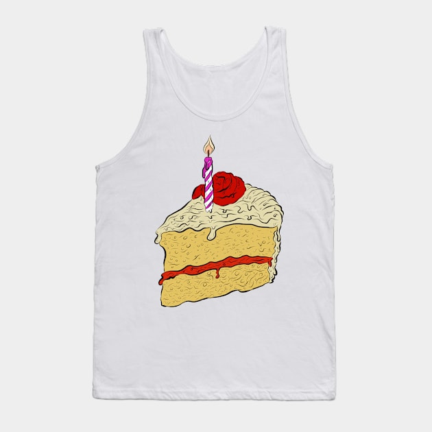 Sometimes I cut myself... a piece of cake Tank Top by Daledoomevans